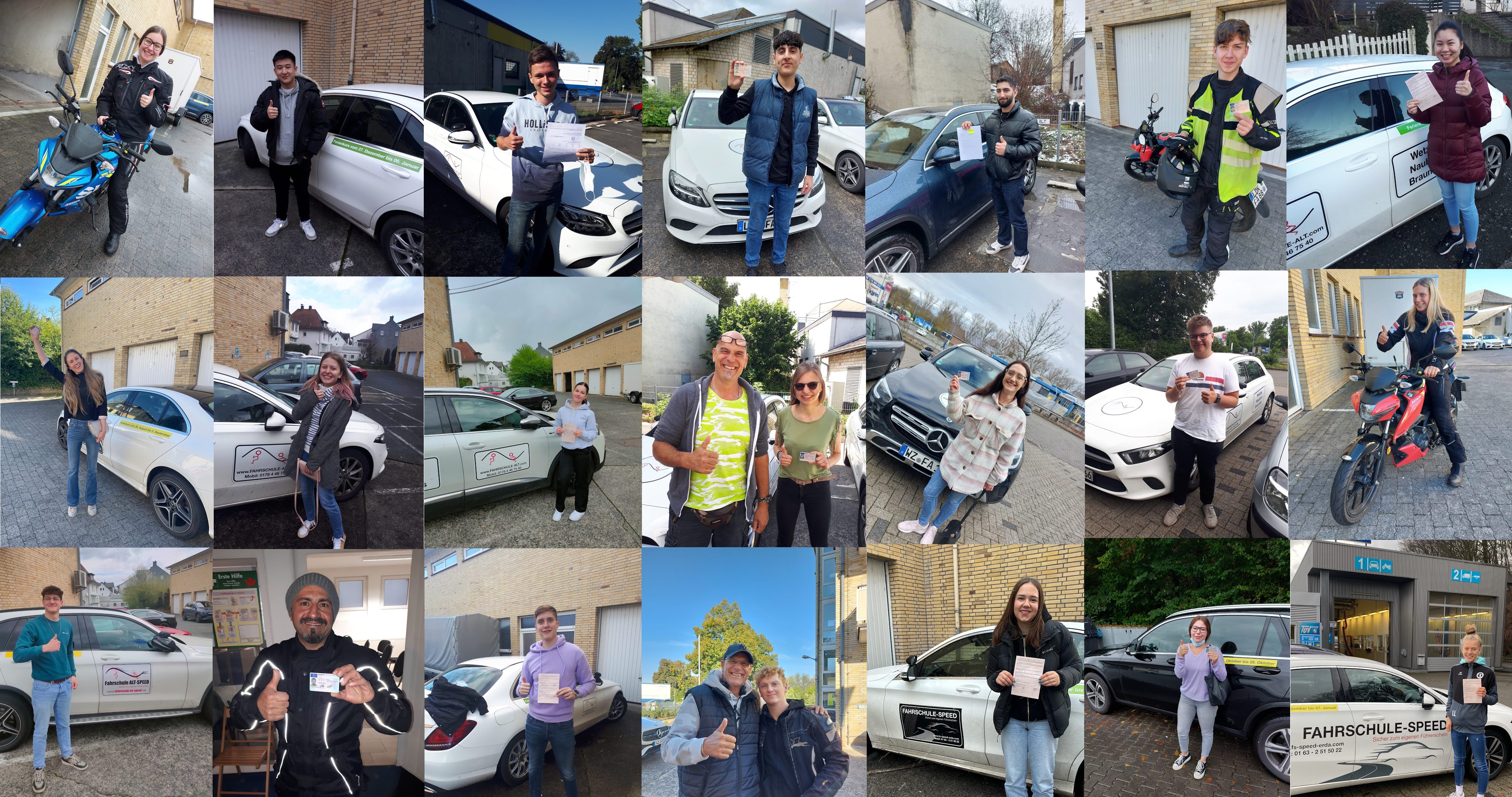 Fahrschule Alt-Speed Wetzlar – Erfolgreiche Fahrschüler